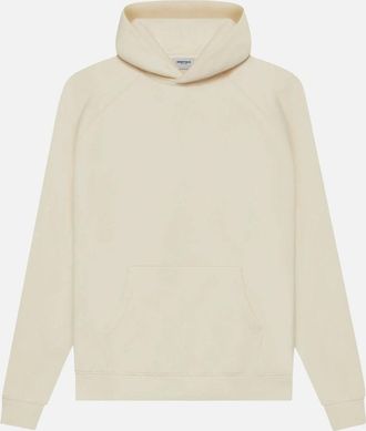 Fear of God Mens Fear Of God Essential Reverse Logo Buttercream Hoodie - Tan - Size: 40