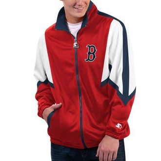 Starter Mens Starter Red Boston Red Sox Lead Runner Full-Zip Jacket at Nordstrom, Size Medium
