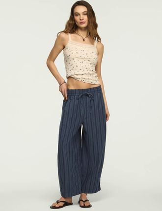 Lucky Brand Womens Drawstring Balloon Pant