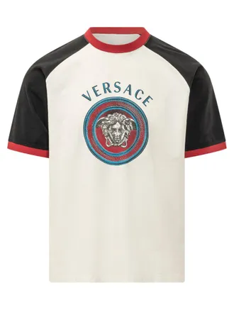 Versace White Crew Neck T-Shirt