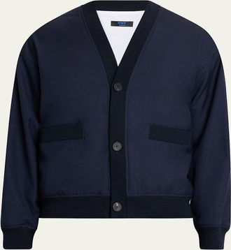 Kiton Mens Wool Blouson Jacket
