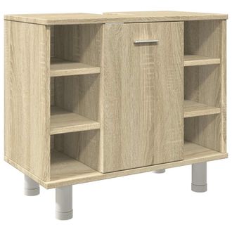 vidaXL Armario De Ba&ntilde;o Madera Ingenier&iacute;a Roble Sonoma 60x32x53,5 Cm Vidaxl