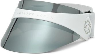Philipp Plein Plein F.i.t. Future IS Today Visiera-K - unisex - Zonnebrillen - Wit - ONE Size - Accessoires
