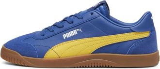 Puma Club 5V5 395104-05 Sneaker Mens Blue Leather Lace Up Lifestyle Shoes DWA839