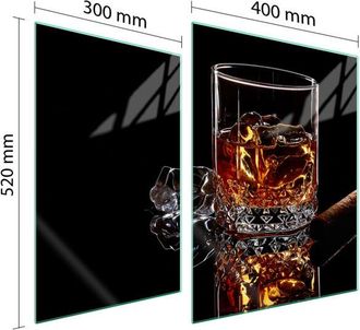 OEM Placa Protectora De Vidrio Para Estufa 70x52 Whisky