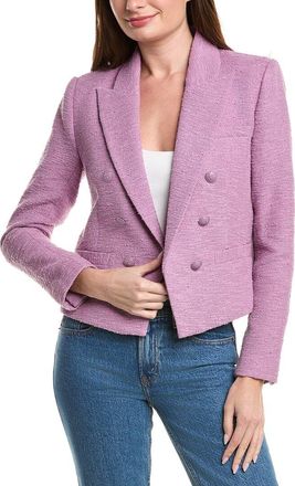 L'agence LAgence Brooke Double-Breasted Crop Blazer