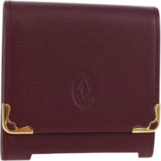 Cartier Portamonete Vintage Pre-owned - - Pre-owned - Donna - Rosso - ONE SIZE