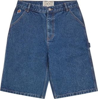 Icecream Geborduurde Denim Carpenter Shorts - Heren - Denim shorts - Blauw - W30 - Denim - Korte Broeken