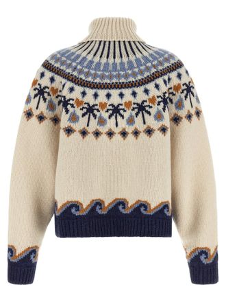 Alanui Womens Multicolor Virgin Wool Cardigan Clothing