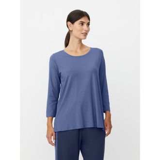 Masai MaCecille 3/4 Sleeve T-Shirt in Gray Blue at Nordstrom, Size Xx-Large