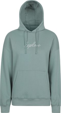 Mountain Warehouse Dames Explore Relaxed Fit Hoodie (Khaki Groen)