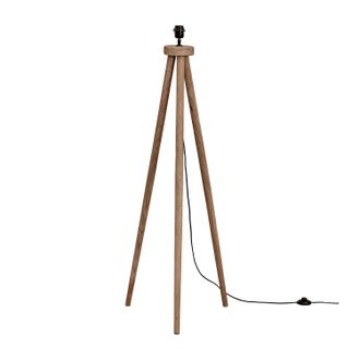 Sklum Base Para L&aacute;mpara De Pie 120cm En Madera De Mango Simona Sklum