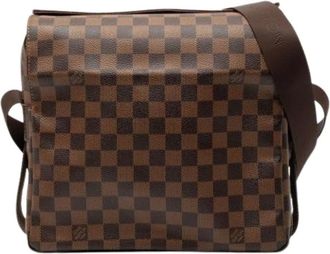 Louis Vuitton Pre-owned Cross Body Bags, female, Brown, Size: ONE SIZE Pre-owned Canvas Cross Body Bag