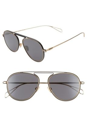 Rag & Bone 55mm Aviator Sunglasses in Semi Matte Gold at Nordstrom
