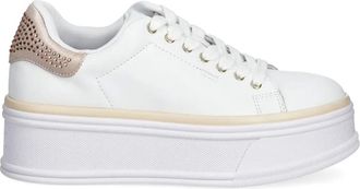 Liu Jo Sneakers con strass - Bianco