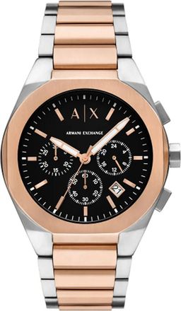 A|X Armani Exchange Mens Rafael Black Dial Watch