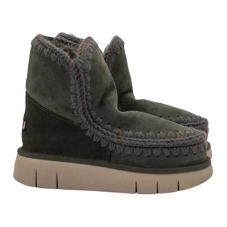 Mou Schoenen, Dames, Grijs, 37 EU, Eskimo Bounce Olive Winterlaarzen