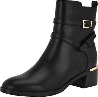 Calvin Klein Jasen Womens Ankle Boots, Black 001, 7