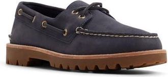 Sperry Top-Sider Authentic Original 2-Eye Lug Sole Boat Shoe in Navy at Nordstrom Rack, Size 7.5