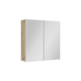 Vicco Armario Con Espejo Para Ba&ntilde;o Lavia, Roble Artesanal, 60 X 60.2 Cm, Vicco