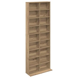 vidaXL Cabinet Para Cds Roble Artisan 65 X 23,5 X 175 Cm Vidaxl