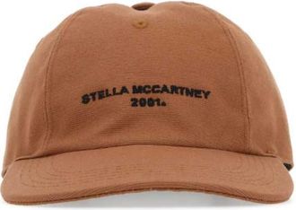 Stella McCartney Brown Logo Baseball Cap
