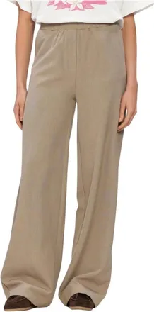 Ydence Ydence, Broeken, Dames, Beige, 2Xl, Polyester, Yade Tall Pants
