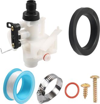 OEM Conjunto De V&aacute;lvula De Agua Para Inodoro De Alta Eficiencia - Resistente A Las Heladas - Resistente A Las Fugas - Pieza Para Remolque, Inodoro Y Ba&ntilde;o