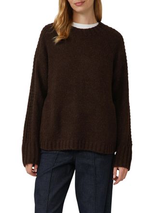 s.Oliver Strickpullover S.OLIVER, Damen, Gr. 34, coffee braun, Strick, Obermaterial: 60% Polyacryl, 22% Polyester, 10% Alpaka, 8% Polyamid, unifarben, relaxed 