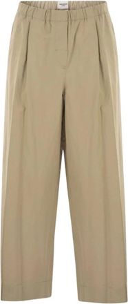 Max Mara Broeken, Dames, Beige, XS, Wijde broek