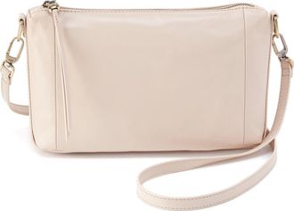 Hobo Darcy Carryall Leather Crossbody Bag in Pale Flax at Nordstrom