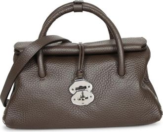 Zanellato Learned Bag - Dames - Handtassen - Bruin - ONE Size - Leer - Tassen