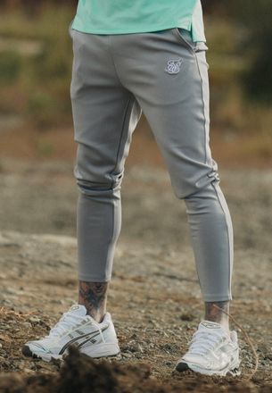 Siksilk Mens Grey Essentials Poly Joggers XL