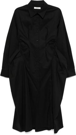 BESFXXK Chemisier con inserti a contrasto - Nero