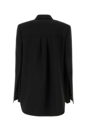 Sportmax Tailored Wool Blend Blazer - Black