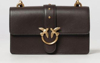 Pinko Mini borsa a tracolla Love One Classic in pelle liscia con fibbia Love Birds