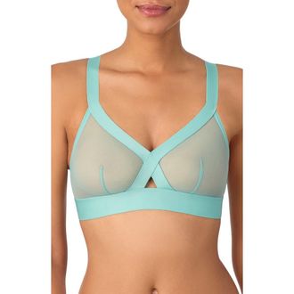 DKNY Sheers Wireless Bralette in Aquifer at Nordstrom, Size X-Large