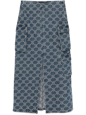 Daily Paper Clothing Zora maxi skirt - Blue