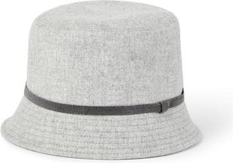 Brunello Cucinelli Bucket hat in Light Grey at Nordstrom, Size Medium