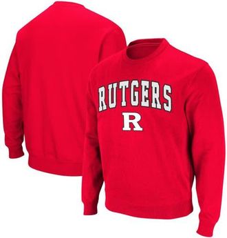 Colosseum Mens Colosseum Scarlet Rutgers Scarlet Knights Arch & Logo Crew Neck Sweatshirt at Nordstrom, Size Xx-Large