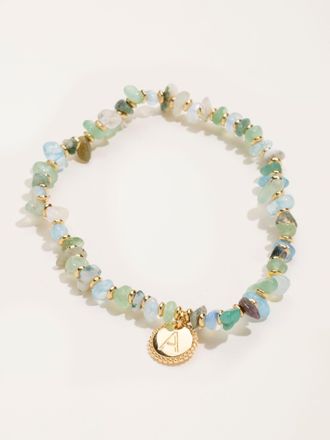 Fat Face FatFace Alphabet Bracelet in Blue