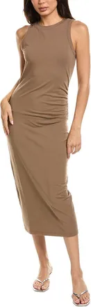Vince Side Drape Tank Dress