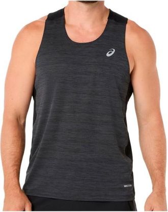 Asics Road Singlet Tank Top f&uuml;r Herren | grau