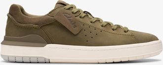Clarks Courtlite 2 Run Olive Nubuck