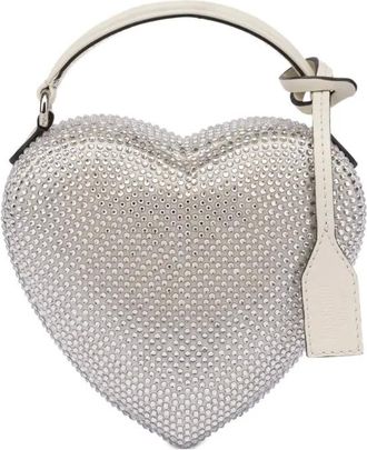 Moschino Clutch a cuore - Argento