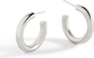 Mint & Lily Bold Hoop Earrings in 925 Sterling Silver at Nordstrom