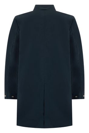 K-Way Mens Coat Poirol Cotton-Blend Blue Depth