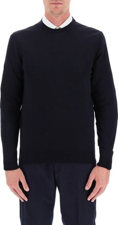 Drumohr Mens Wool Jersey - Navy - Size EU 46 (Mens)