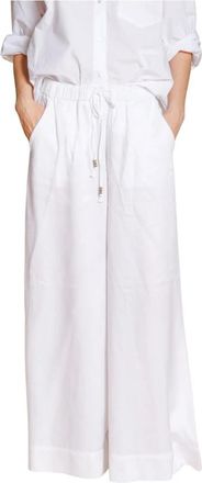 Mason's Portofino Chino Jogger Pants - Dames - Wijde Broeken - Wit - XS - Katoen - Broeken
