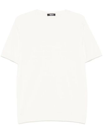 ERALDO knitted T-shirt - men - Silk/Cotton - 54 - White